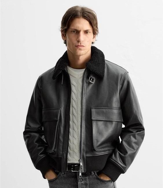 The Timeless Appeal of the Black Men’s Aviator Jacket