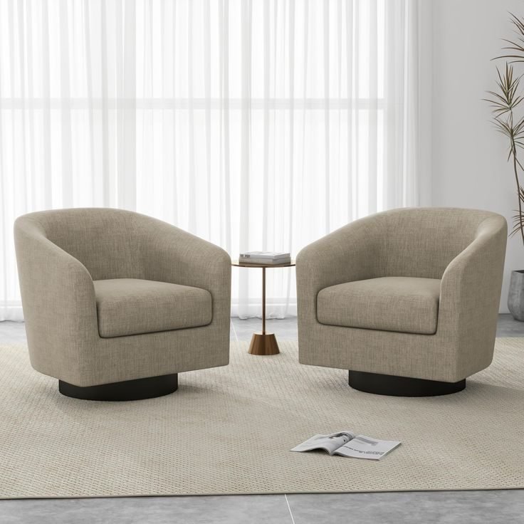 The Versatile Charm of Swivel Barrel Chairs: A Stylish Addition to Any Space
